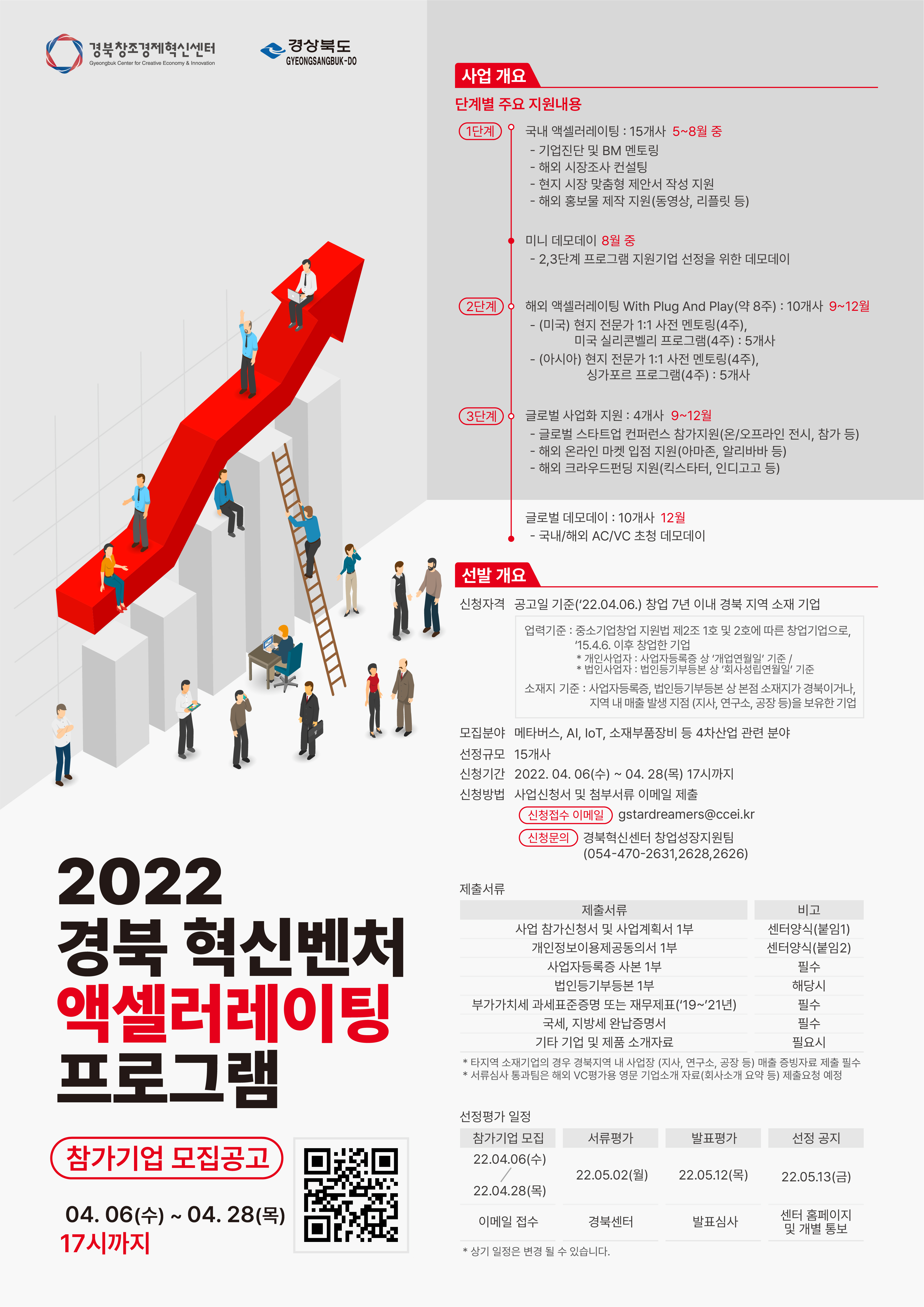 [타기관] 2022 경북 혁신벤처 액셀러레이팅 프로그램 참가기업 모집공고(~4. 28. 마감) 게시물 첨부이미지